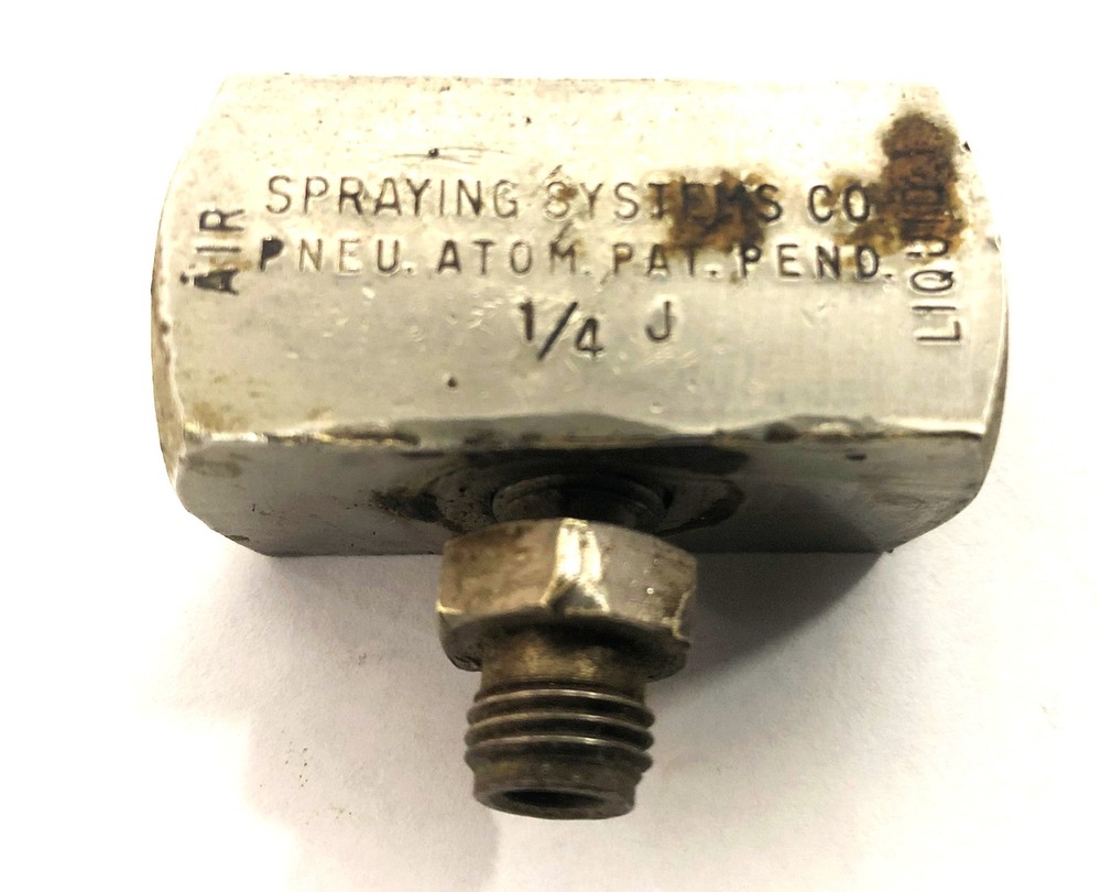 Spraying Systems Co Auto Pneumatic Accessory Atom With Fitting 1/4-J USED
