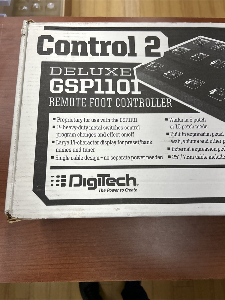 Digitech Control 2 Deluxe GSP1101 Remote Foot Controller - New Open Box
