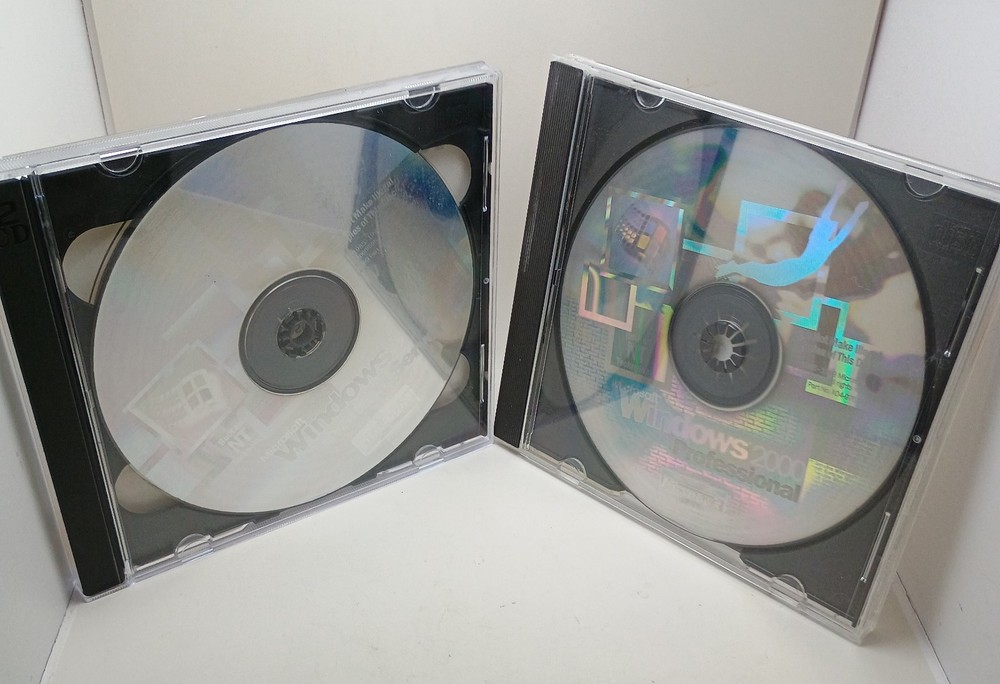 Microsoft Windows 2000 PROFESSIONAL Advanced Server Install 3-CD w/ Product Keys