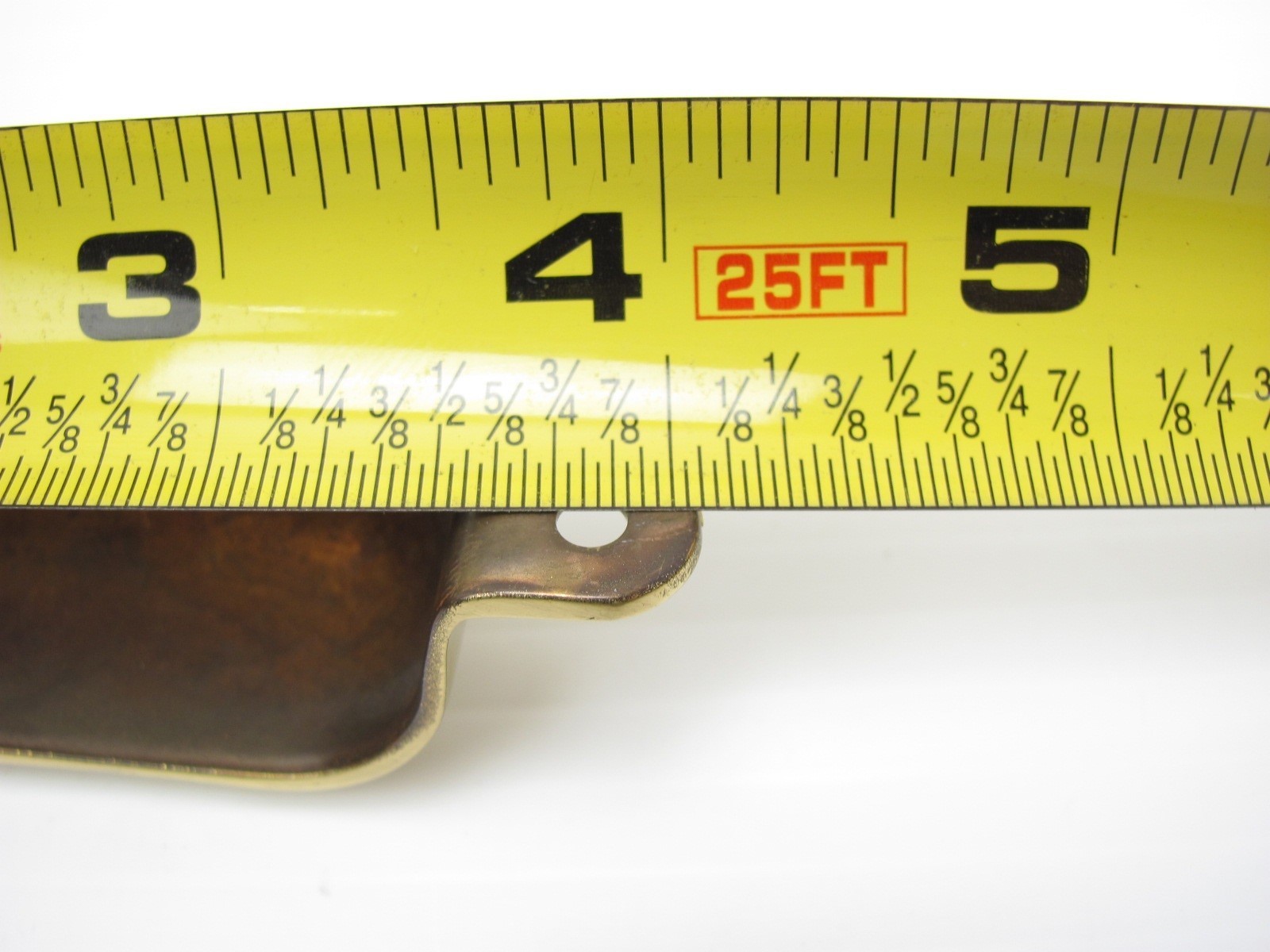 (SALE) Heavy Duty POLISHED - SOLID BRASS - 4" PULL HANDLE KNOB w/SCREWS - (NEW)