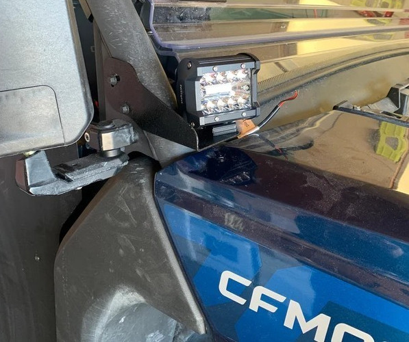 Fits CfMoto U force 1000 front pod light mounting brackets