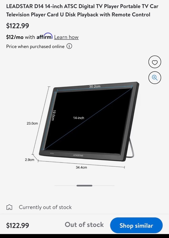 Leadstar Portable Digital Screen