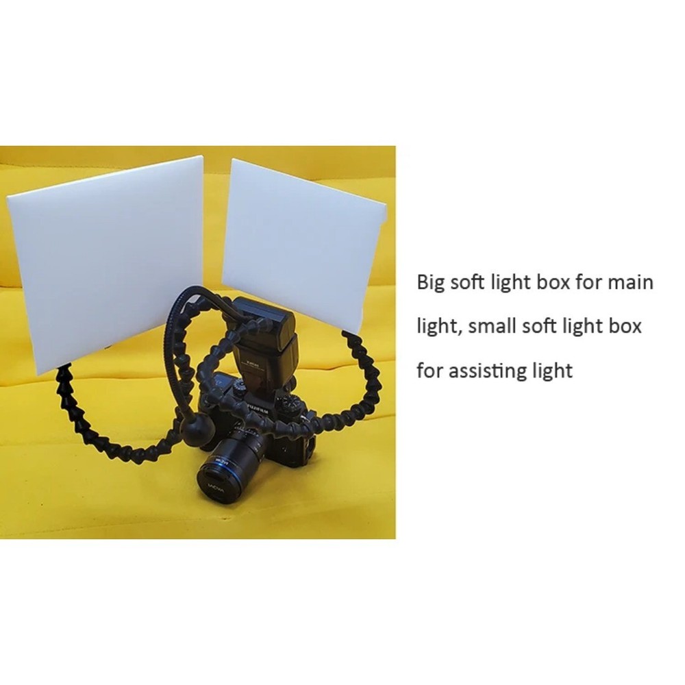 Macro Micro Photography Reflector Cover Soft Light Box Diffuser Cap Flashlight