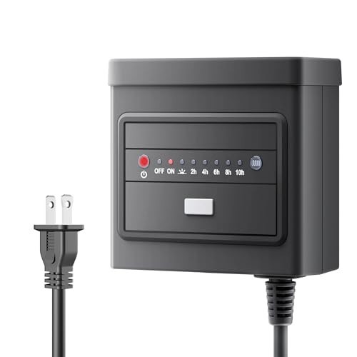 60W Low Voltage Landscape Transformer with Timer & Photocell Sensor, 12V DC Conv