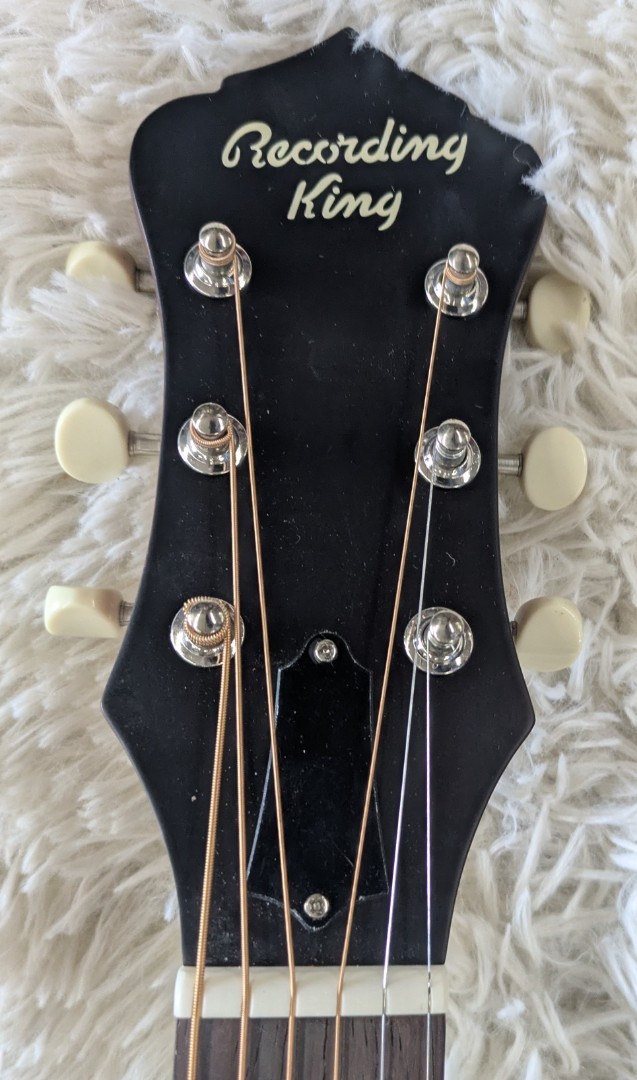 Recording King RDS-11-FE3 Dreadnought Acoustic Electric Guitar - #