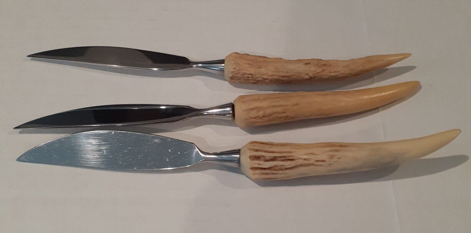 Set of 3 Othello Solingen Stag Rostfrei Flatware Germany