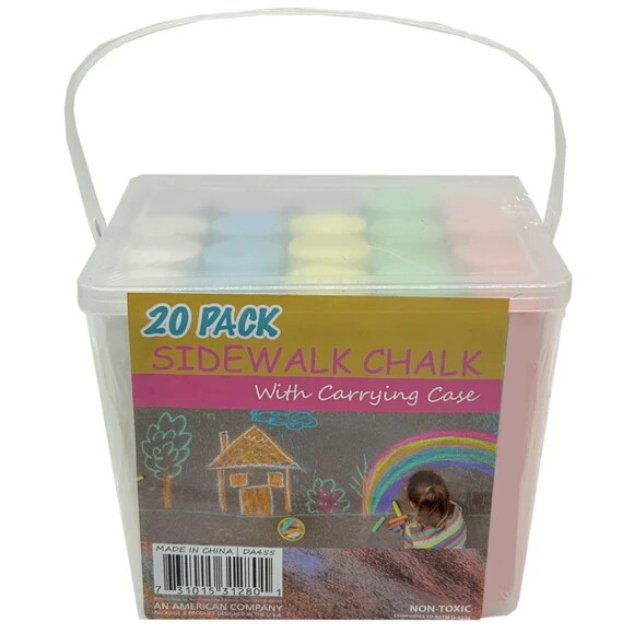 20 Pack Sidewalk Chalk