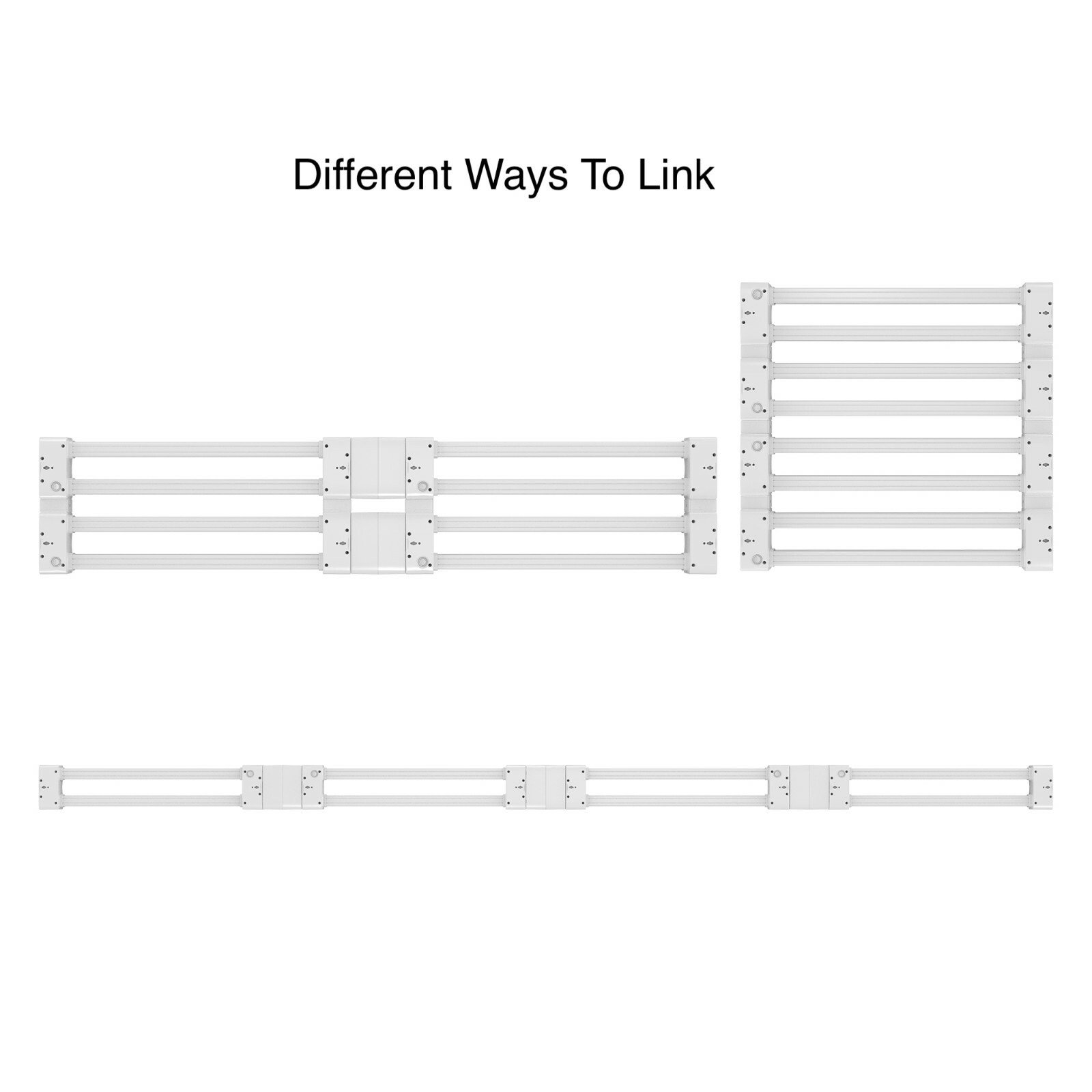 LED Grow Light Full Spectrum Linkable Seedling Veg Hydroponic Growing Lamp