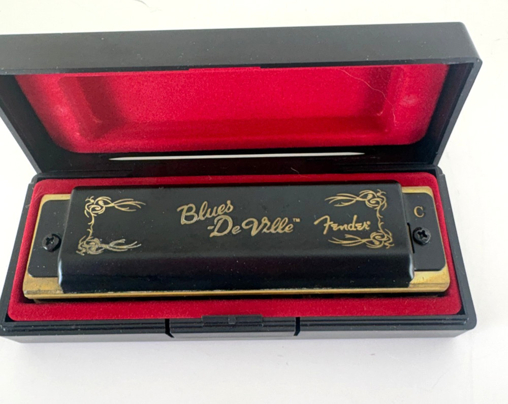 Fender Blues DeVille Harmonica With Case Key Of C
