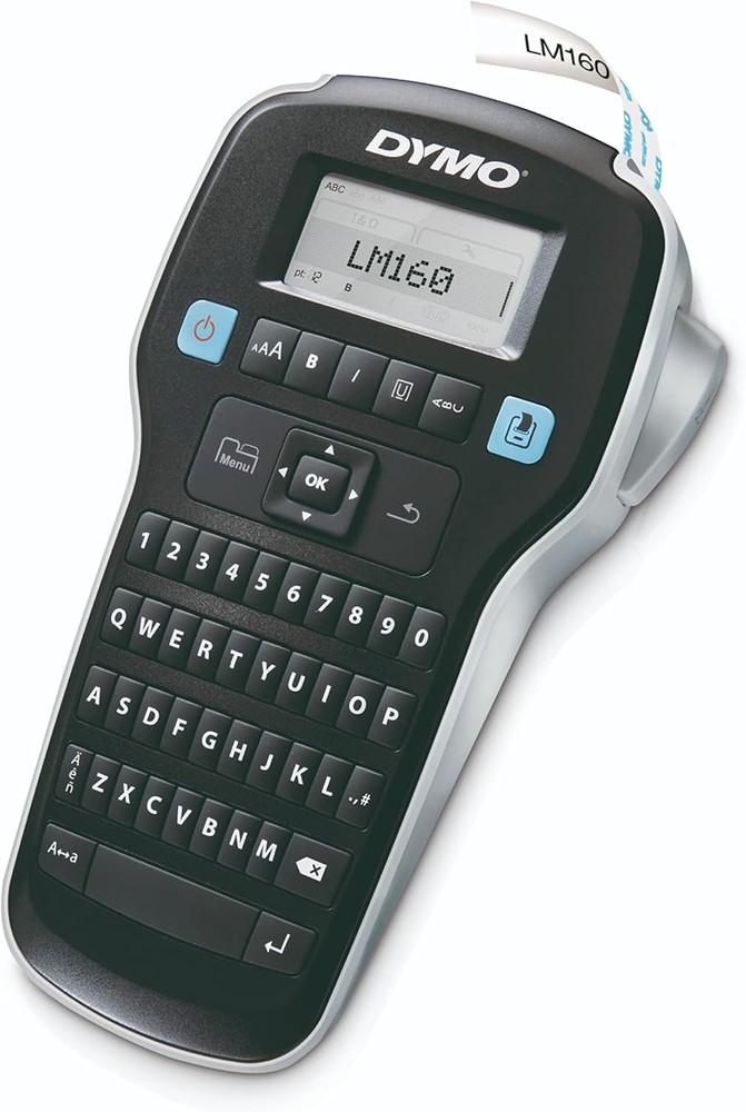 DYMO Label Maker LabelManager 160 Portable Maker, Machine Only, Black