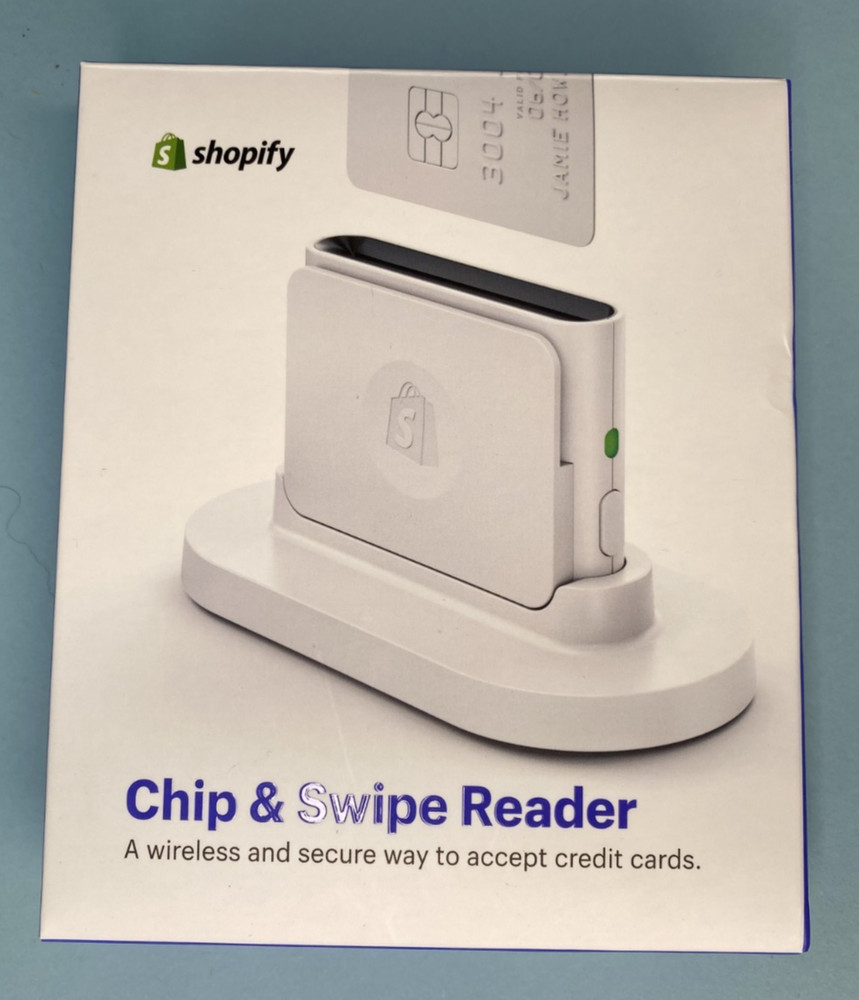 Shopify Chip & Swipe Reader for CCs Wireless Connection Model S1701 in Box