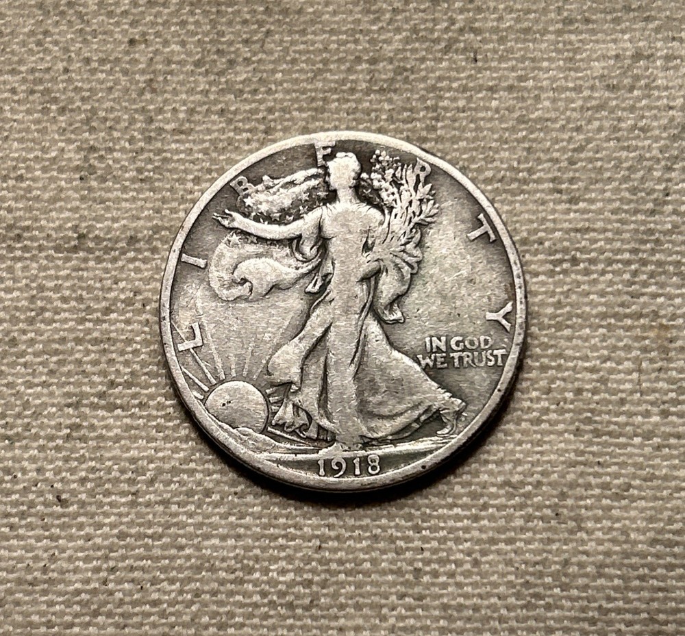 1918-S Walking Liberty Half, Fine