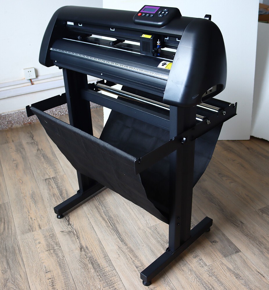 24" Vinyl Cutter Machine Cutting Plotter w/ LCD Screen Automatic Edge Inspection