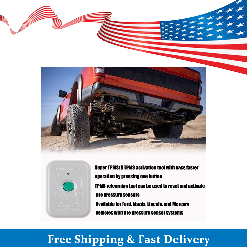 For Ford TPMS19 Reset Tool Tire Pressure Sensor Training Activation Transmitter