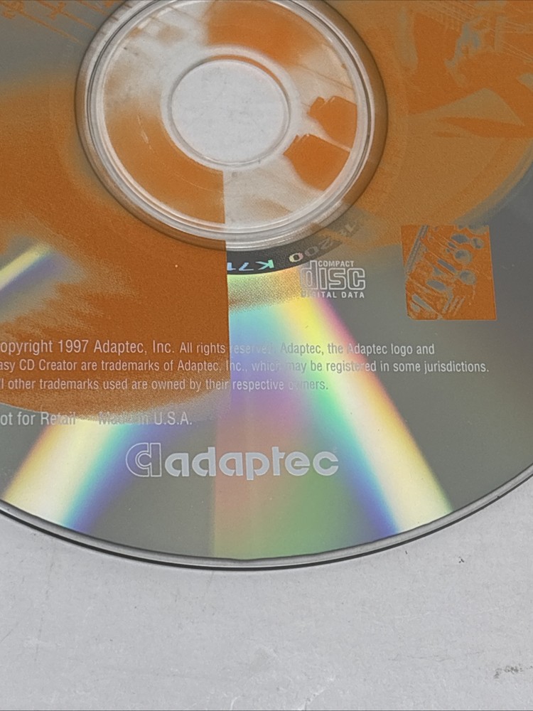 Adaptec Easy CD Creator Installation Disc 1997