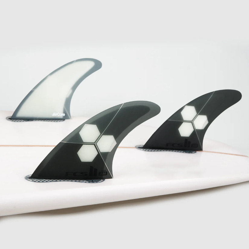 FCS II AM Performance Core Tri Fin Set - Grey - Medium - New