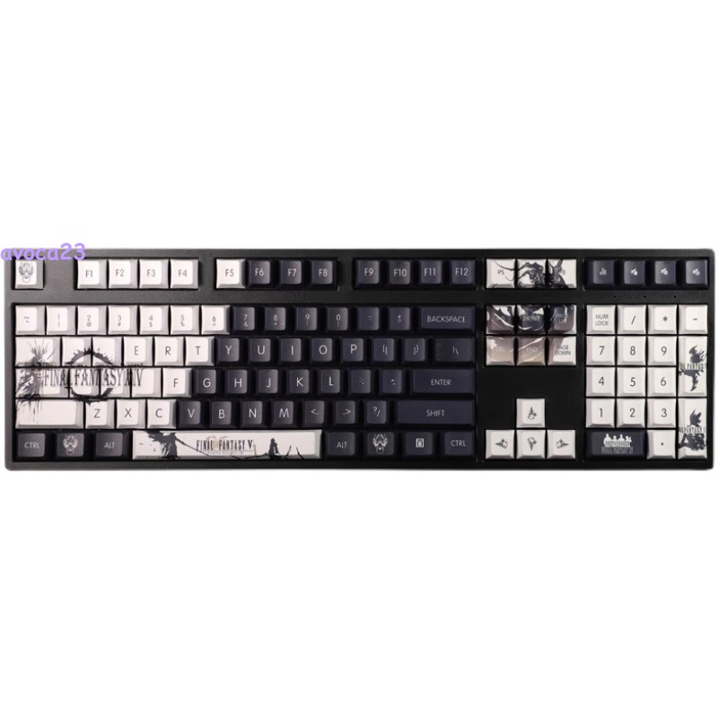 Final Fantasy 14 PBT Keycap Peripheral Simple Mechanical Keyboard PS Bluetooth