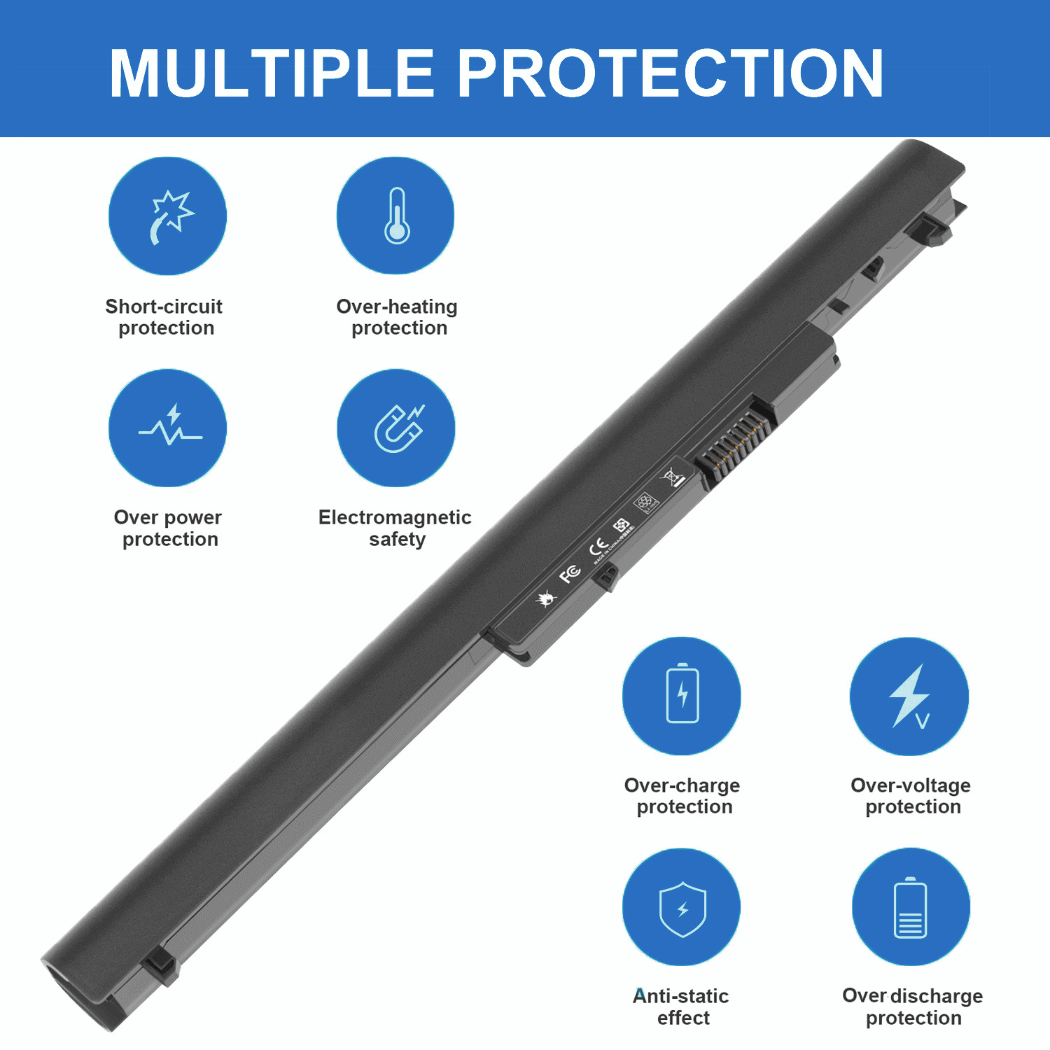 Lot 50PC BATTERY For HP SPARE 776622-001 (LA03 LA04) 15-f272wm 15-f222wm 14.8V