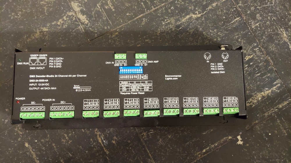 dmx decoder-stuido 24 Channel