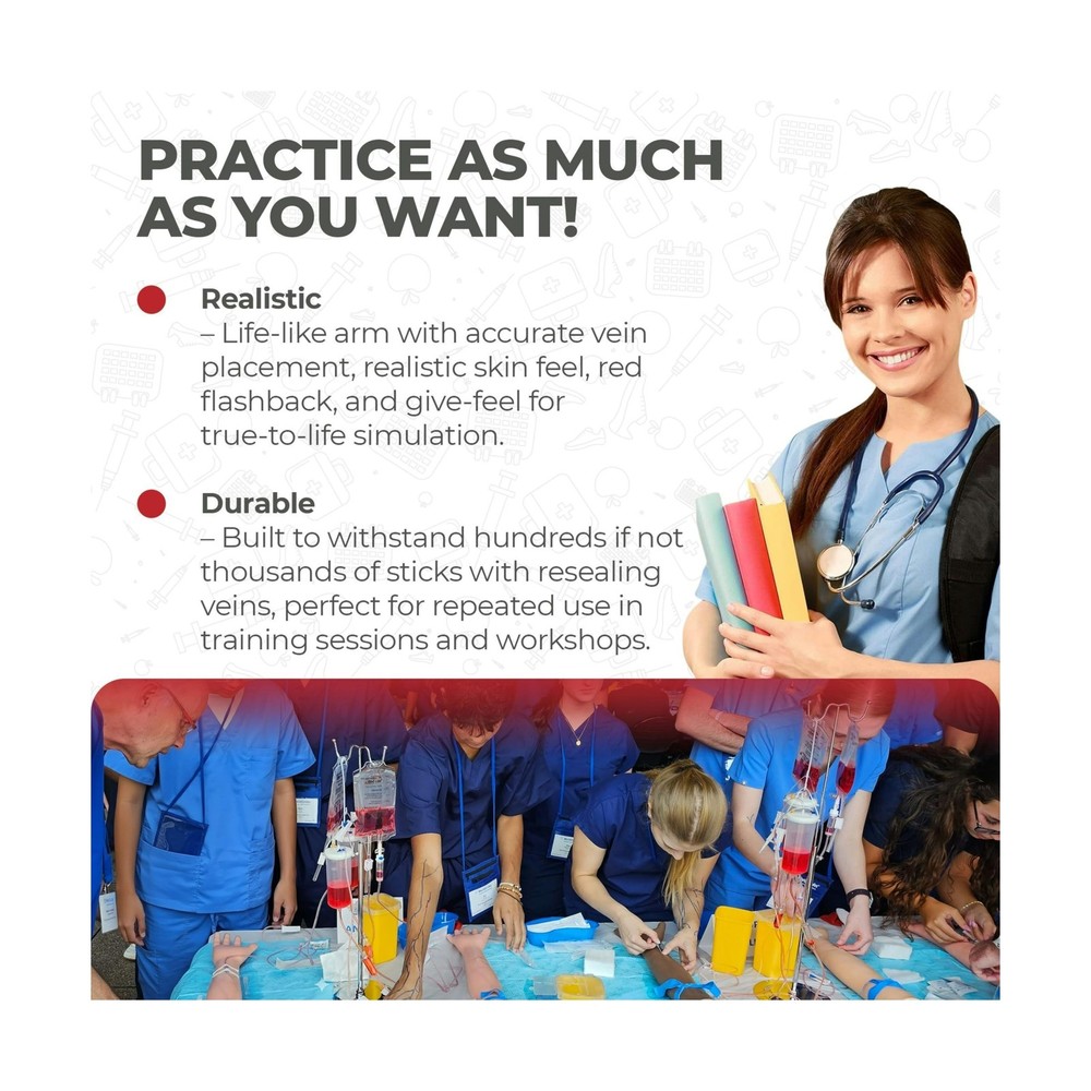 The Apprentice Doctor Phlebotomy Practice Kit – Complete Phlebotomy Traini