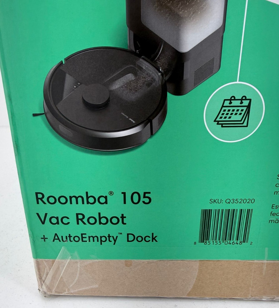 iRobot Roomba 105 Robot Vacuum + AutoEmpty Dock - Pre-Owned