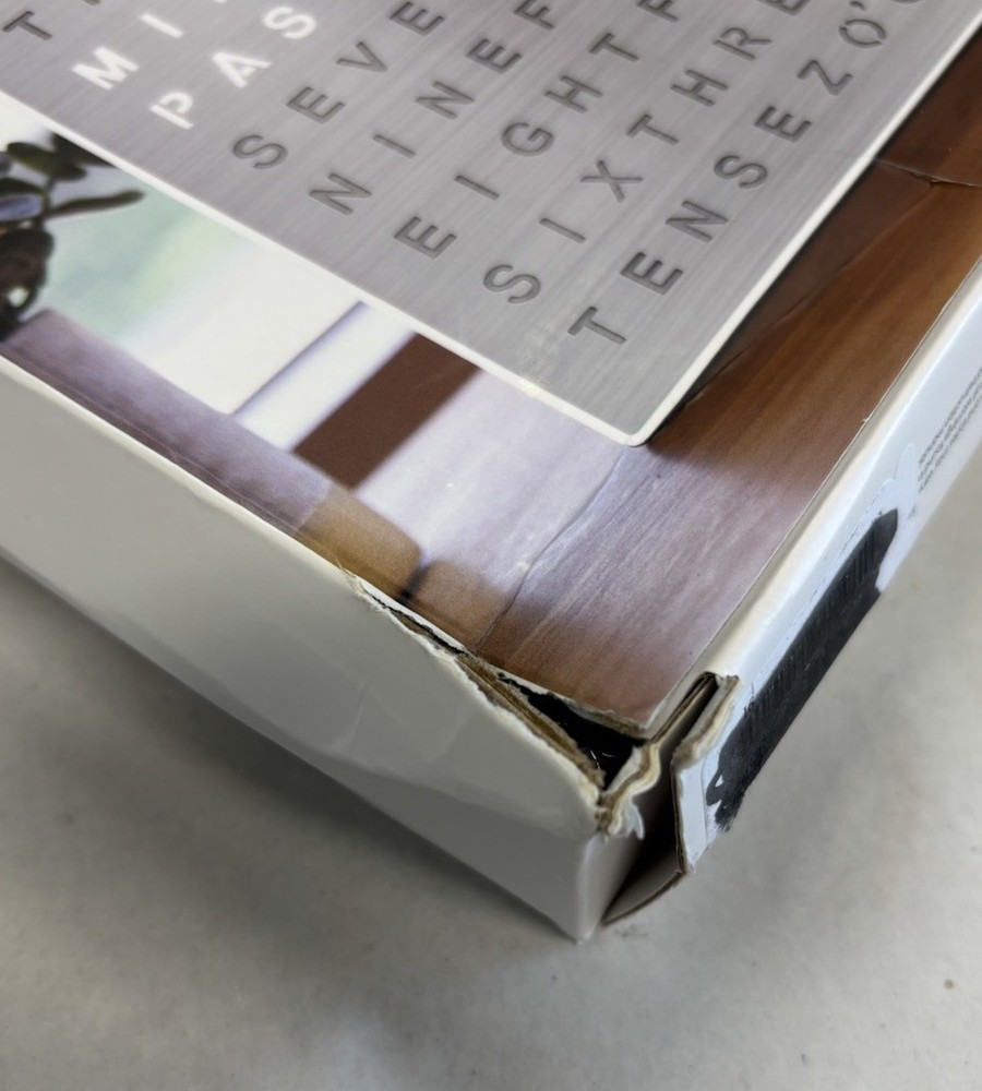 Sharper Image LED Word Clock Pro