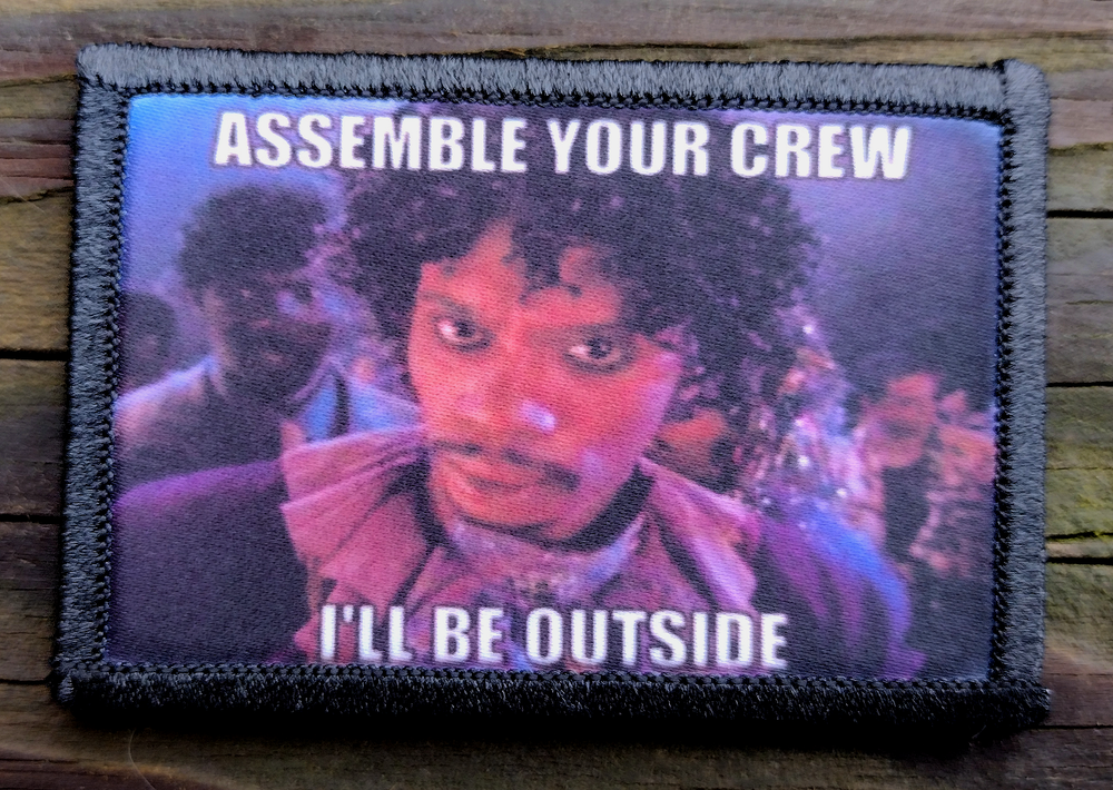 Assemble Your Crew Morale Patch Hook and Loop Army Custom Tactical Funny 2A Gear