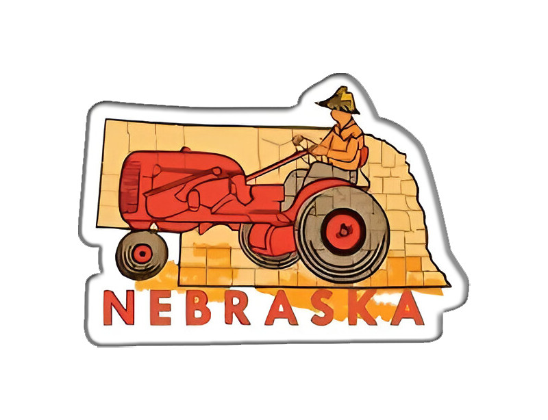 Nebraska Vintage Sticker Decal