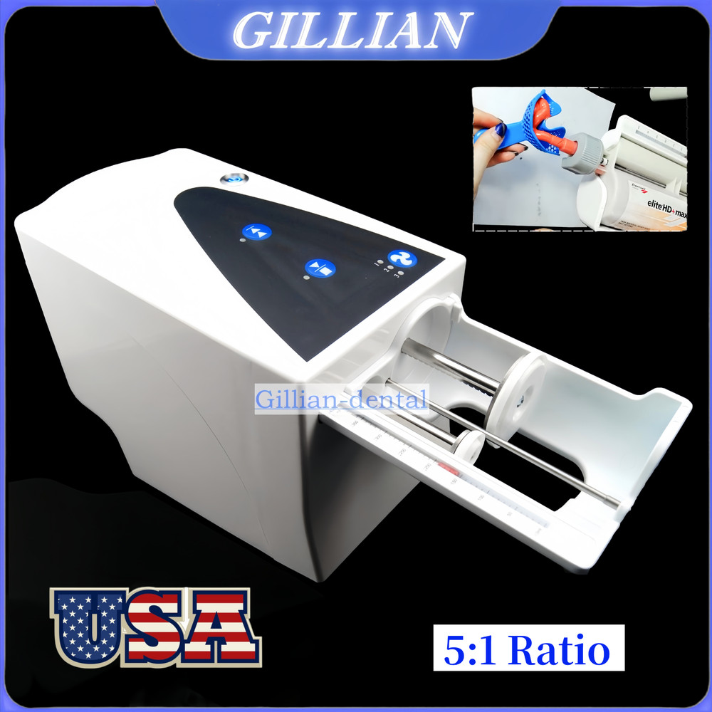 Dental Automatic Mixing Machine Unit For Impression Material 380ml 5:1 Dispenser