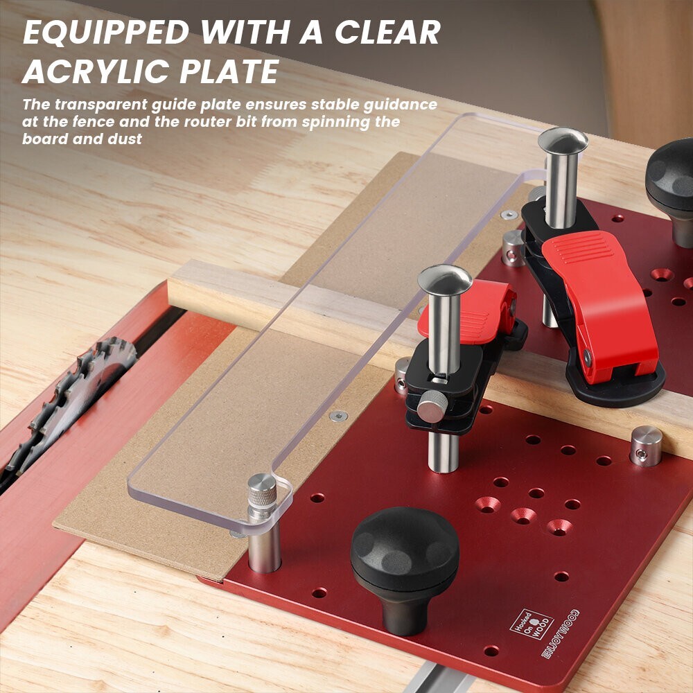 Hooked On Wood Precision Router Table Rail Coping Sled Woodworking Professional