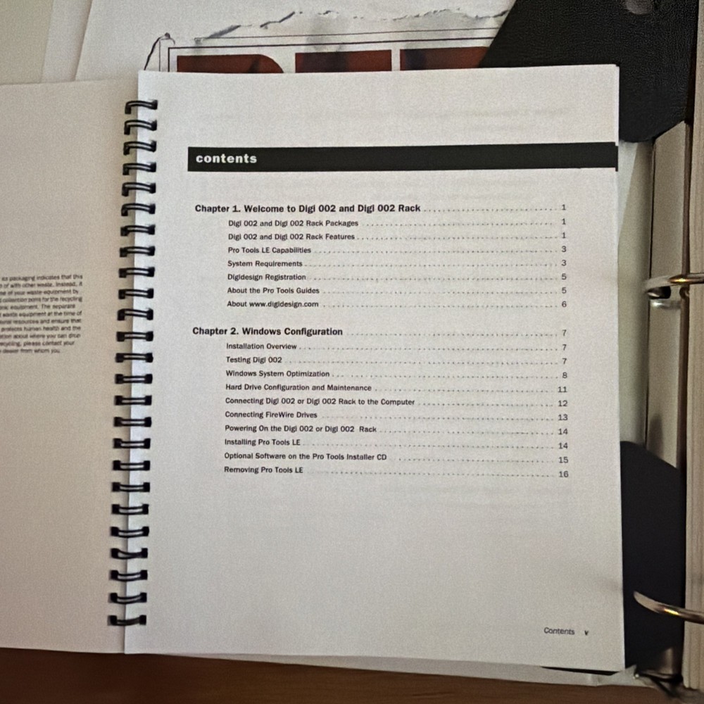 Digidesigns Getting Started Manual Digi 002 & Digi 002 Rack & Reason Adapted Etc