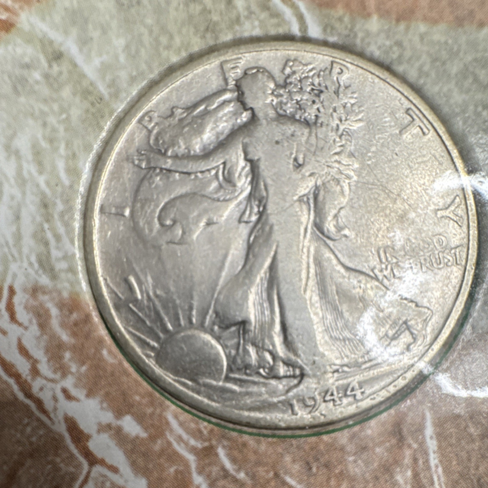 Walking Liberty Half Dollar Coins 1941, 1942, 1944 Silver 50C Circulated