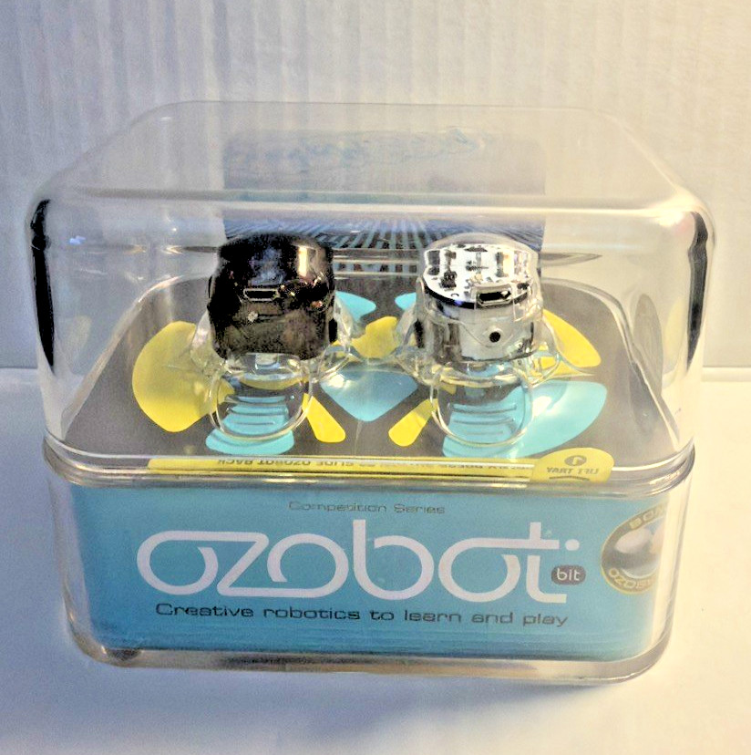 Ozobot Bit2.0 Dual Pack 2 Robots Competition Series STEM CodingCase USB OzoSkins