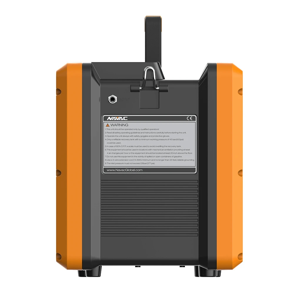 NAVAC NRDC4M Brushless DC Recovery Unit | 4-Cylinder | Dual Oil Free Compressor