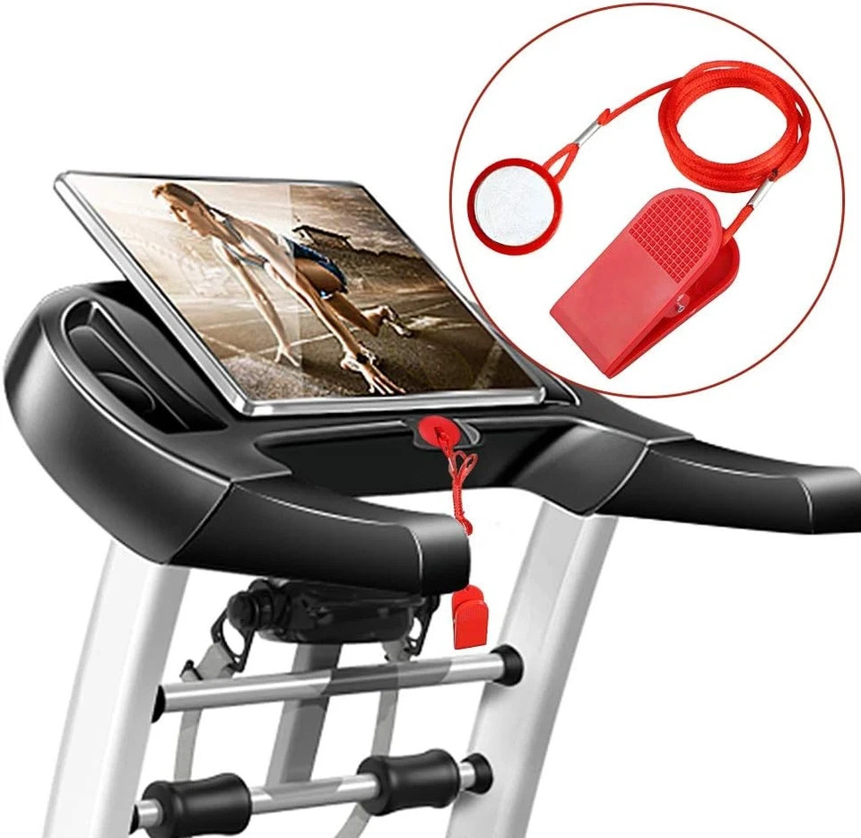 Universal Treadmill Safety Key Magnet Clip Replacement for Most Models 3ft Cord