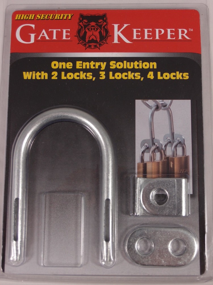 GM P4004, Multiple Padlock Locking Device - Shared Access -Dual Hasp B2