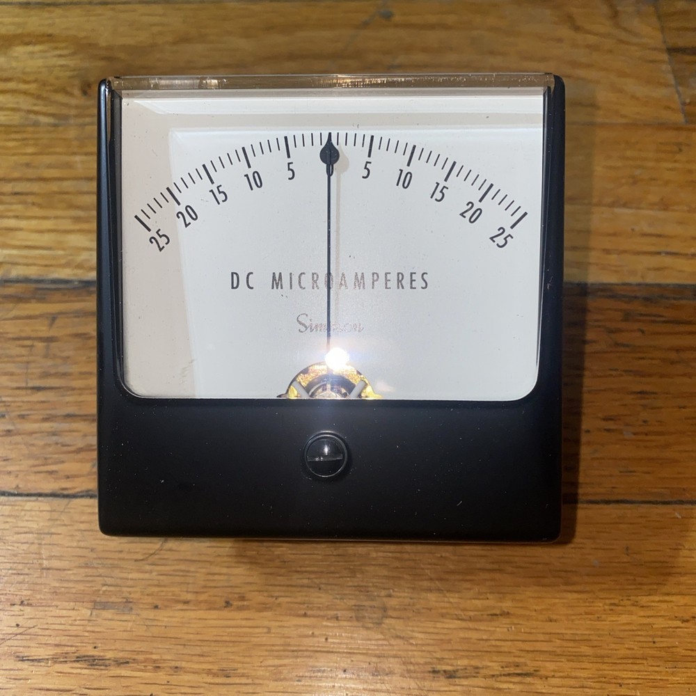 Simpson - Model: 1327 - 25-0-25. DC Microamperes
