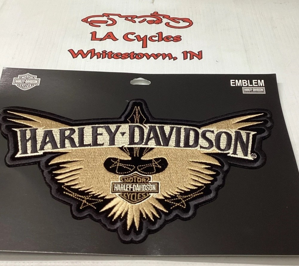 Harley Davidson Jacket Patch Emblem 6” x 10”