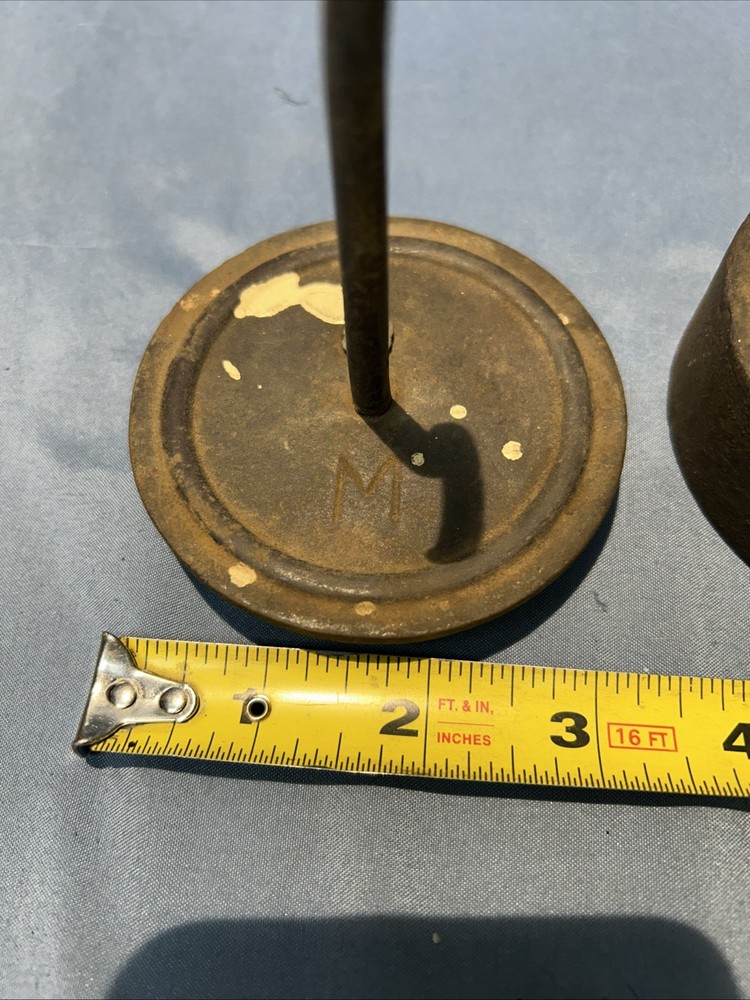 Vintage Platform Scale Weights And Hanger