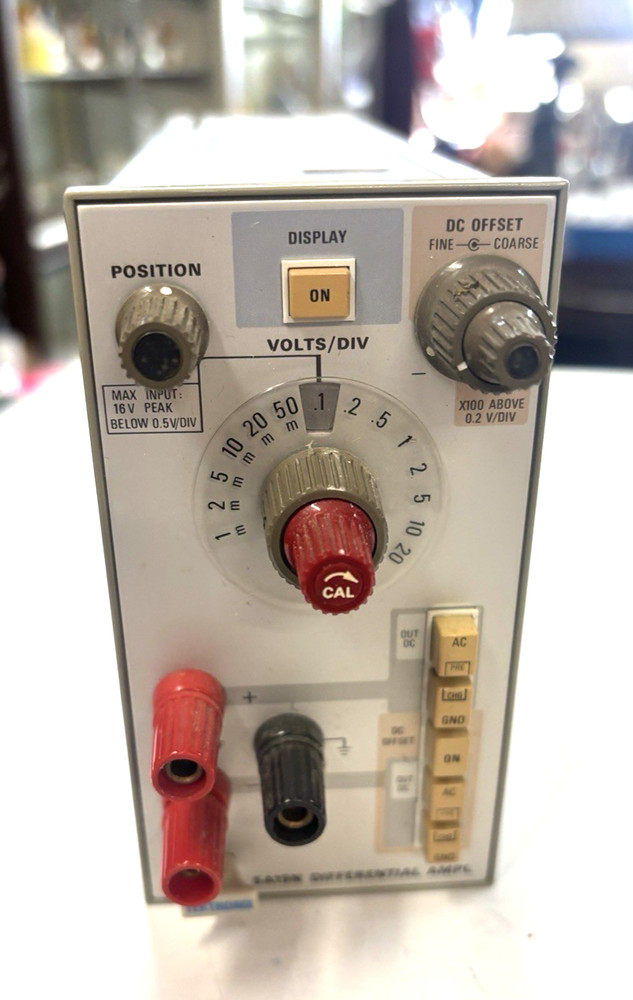 Tektronix 5A19N Differential Amplifier Plug in Unit
