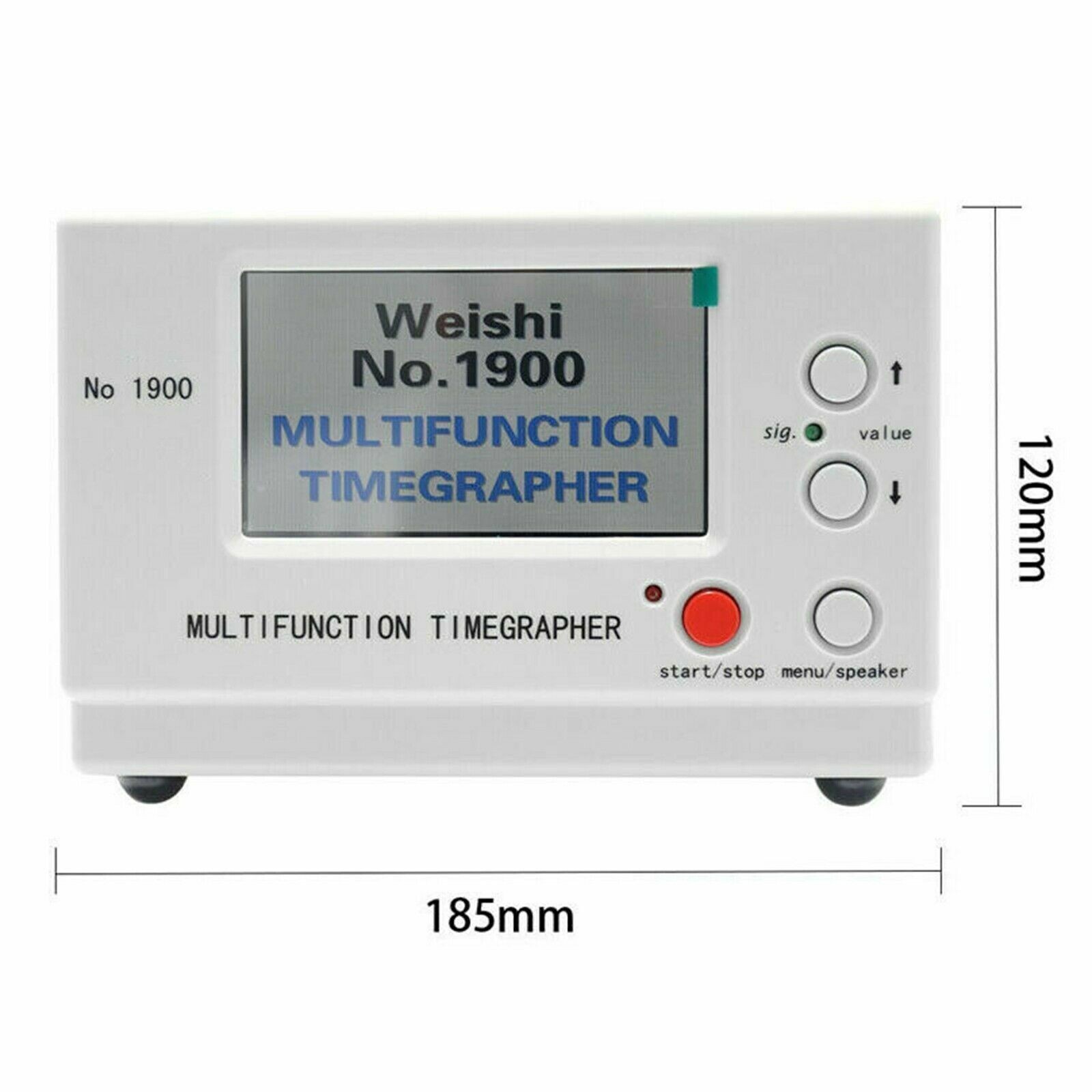 Weishi No.1900 Timegrapher Mechanical Watch Timing Machine Multifunction New