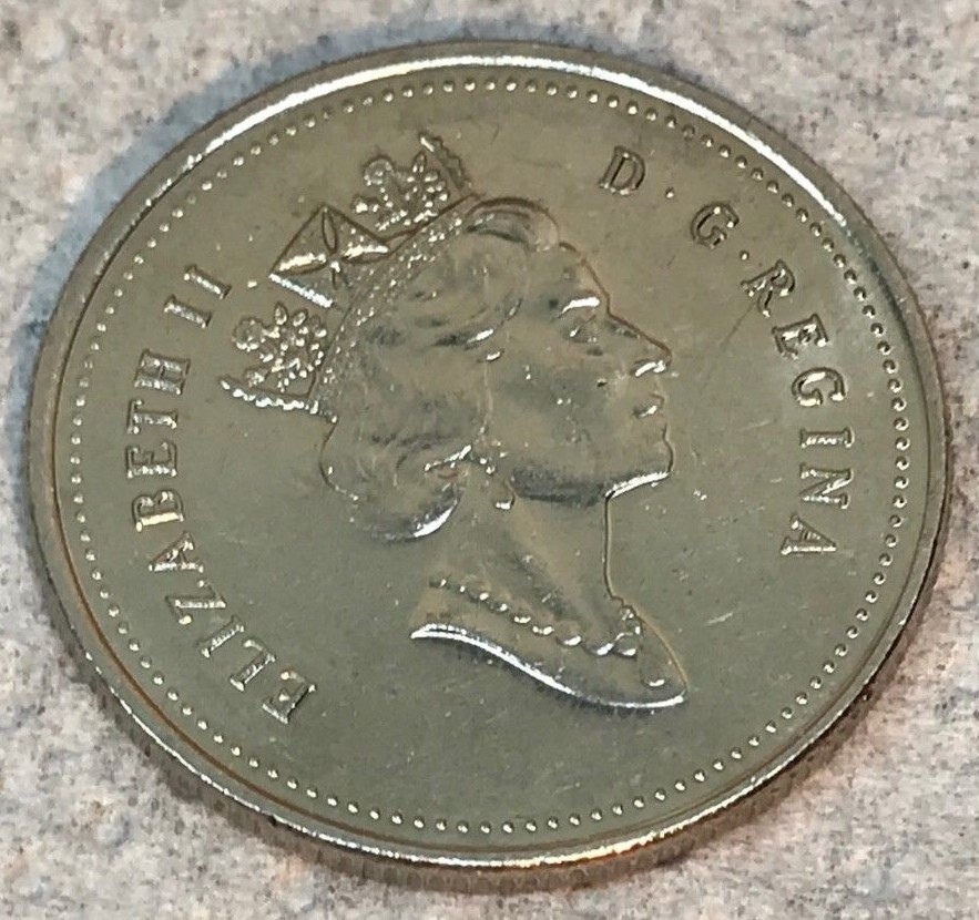 1994 25 Cents Canada
