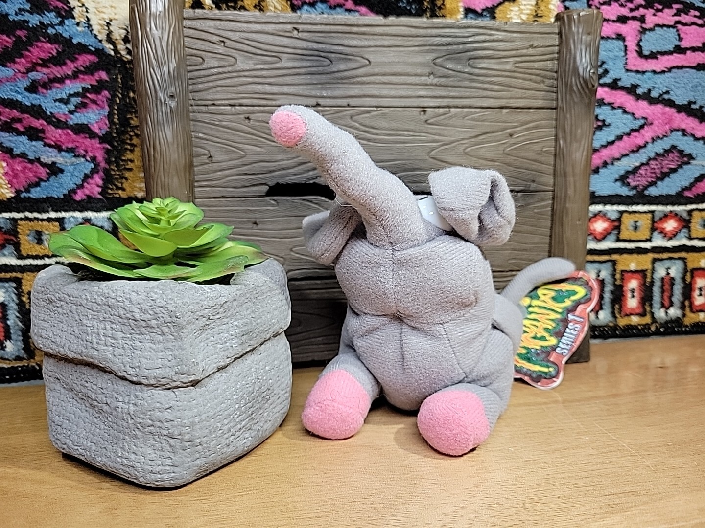 Meanie Beanie Series 1 Bart the Elephant Fart Passing Gas Pooping Crude Plush