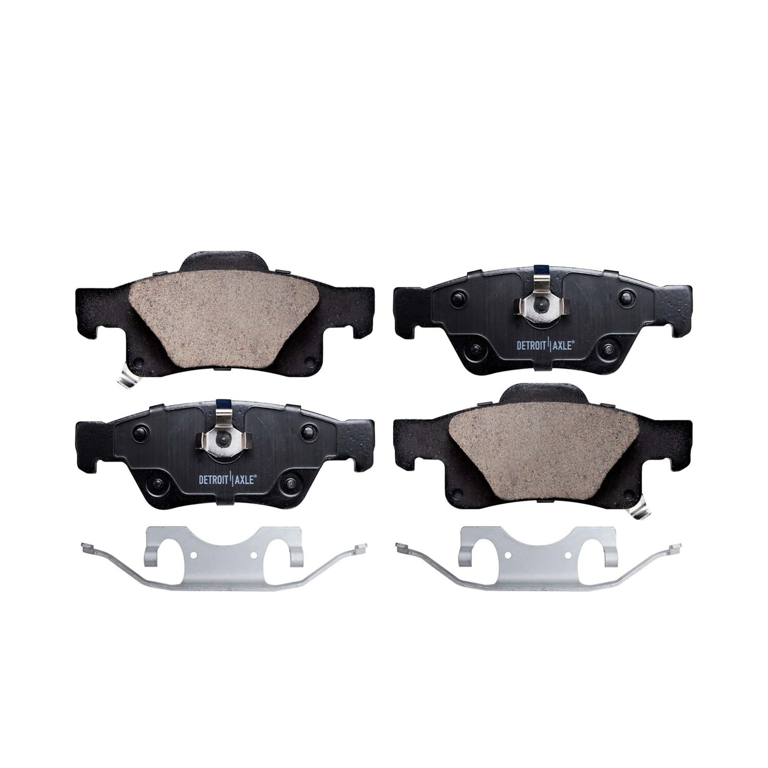 Front Rear Ceramic Brake Pads for 2011 - 2018 Dodge Durango Jeep Grand Cherokee
