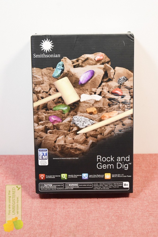 Smithsonian Rock and Gem Dig Kit