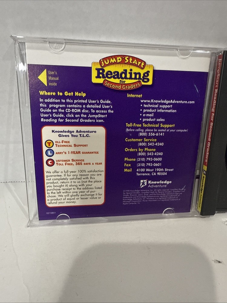Jumpstart Reading Skills for Second Graders - Windows Mac CD-ROM
