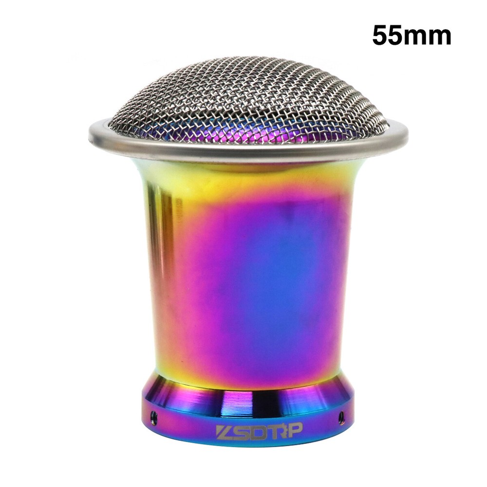 Motorcycle Carburetor Carb 55mm Velocity Stack w/ Net Screen Air Filter Cup