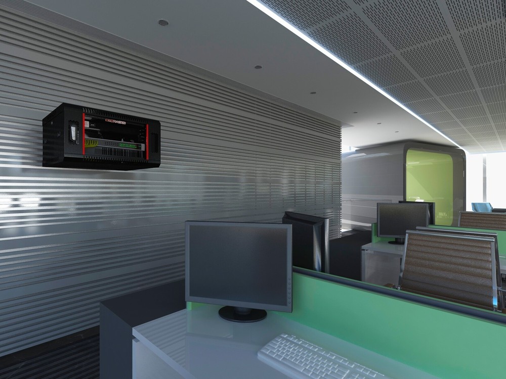 6U Sysracks Wall Mount IT Data Network Server Rack Cabinet Enclosure 24" Depth