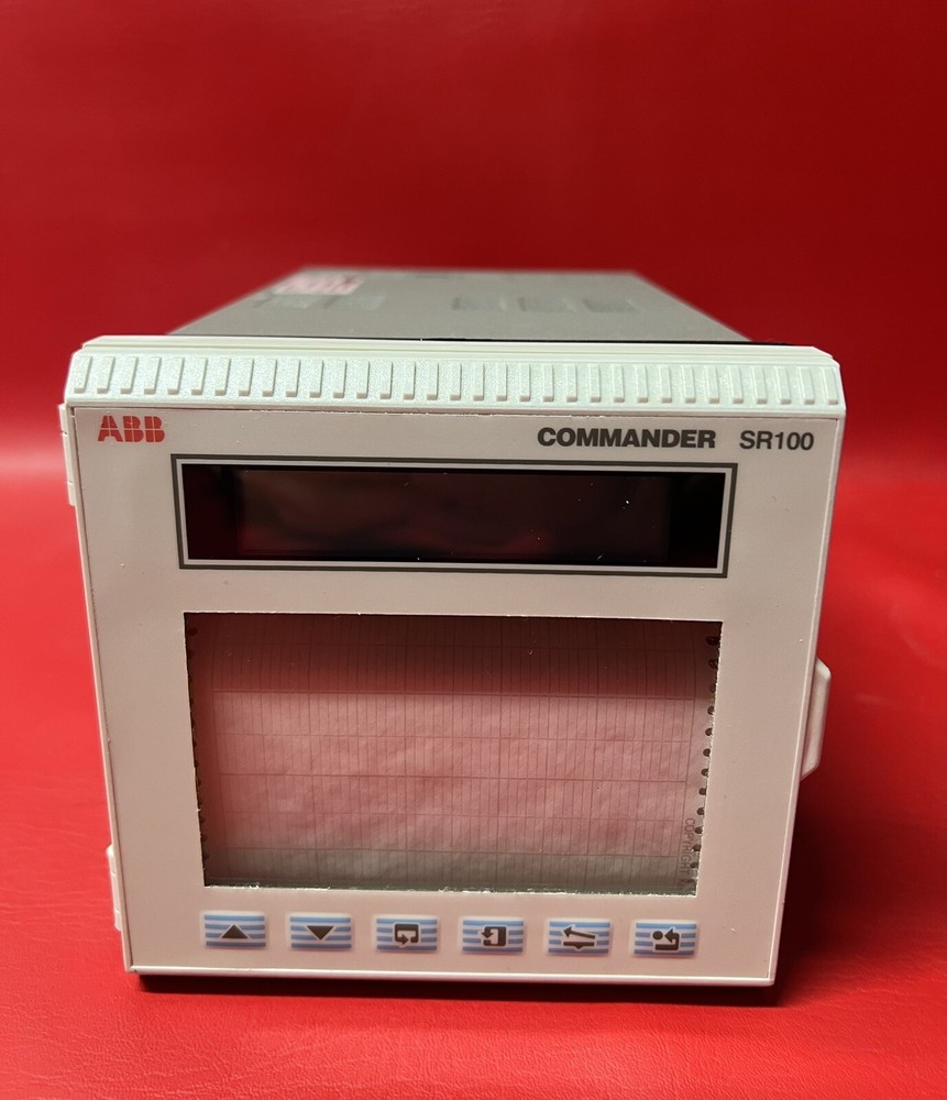 ABB Commander SR100 Strip Chart Recorder, Temperature Process Recorder, SR106A