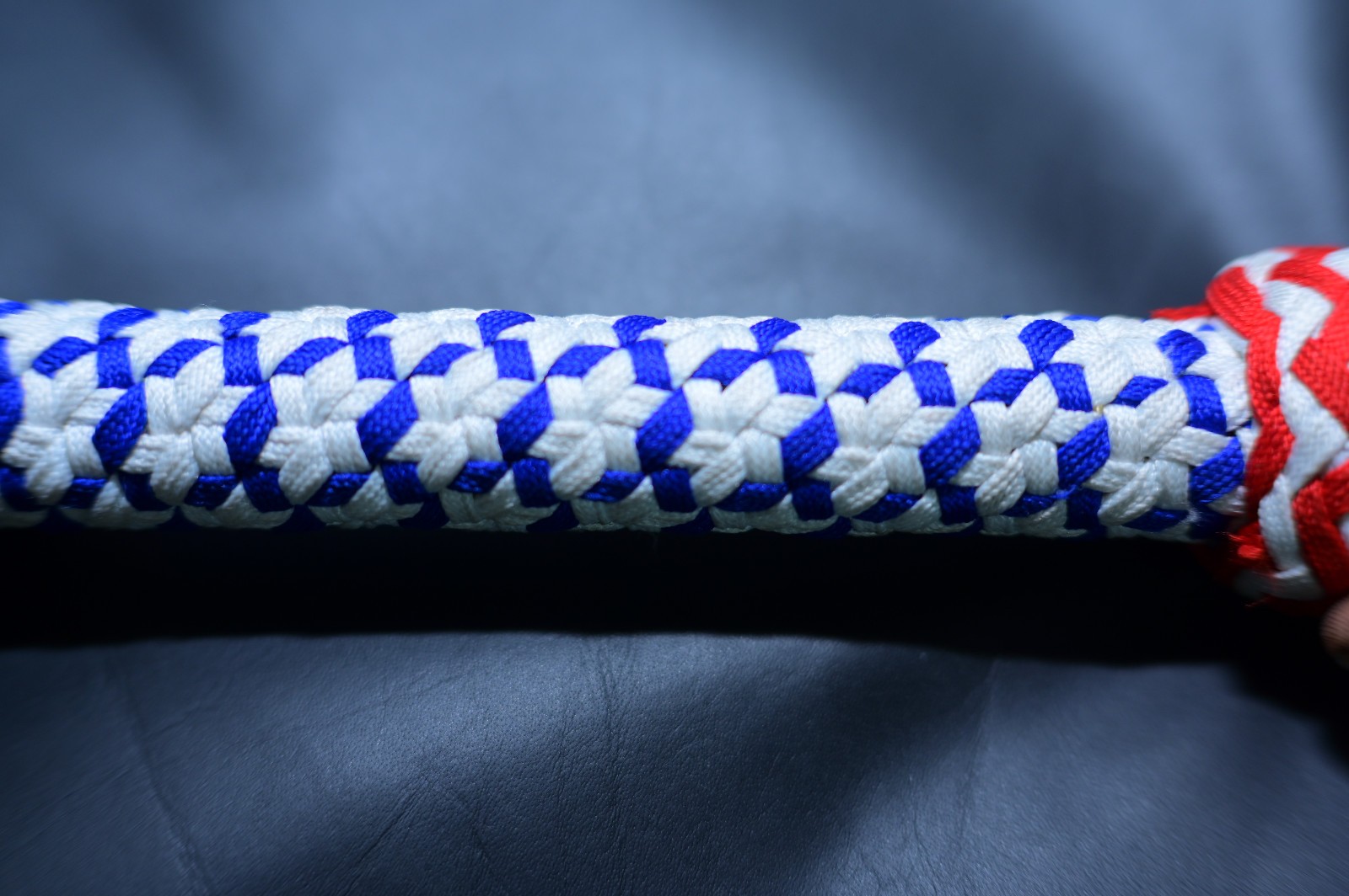 Para-cord Nylon whip Stars Design Whip 2.5 to 24 Feet Long 16 Strands Bullwhip